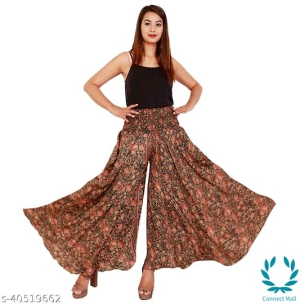 Adrika Attractive Sharara - Free Size, Poly Silk, Floral Print, Pack of :1